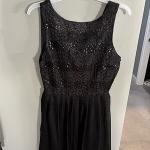 Jack by BB Dakota Black Sequin Maxi Dress